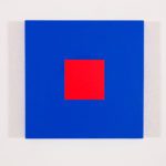 Claude Tousignant, Blue cobalt + rouge red, 2017
