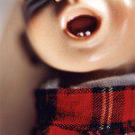 Diana Thorneycroft, Doll Mouth (red plaid), 2005