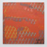 Marion Landry, Abstract with woven triangles, 2016