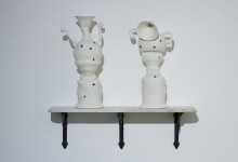 Laurent Craste, Série des vases Romanov : Nicolas et Alexandra. Grande étude de poses héroïques, 2013