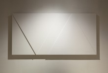 Claude Tousignant, Variation 59 : série de cinq tableaux a structure identique, symétrique et réversible, trouvé par hazard, 2019
