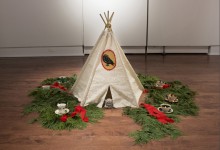 Jobena Petonoquot, Bringer of Death (teepee structure), 2018   
