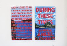 Georgia Dawkin, BEACH CLOSED, DURING THESE TIMES, 2021
