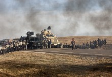 Camille Seaman, Protect & Serve (The Corporations), DAPL Pipeline Construction Site, 2016