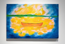 Anna Hendricksen, Canoe on Christopher Lake, 2023