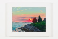 Adam Gunn, Sunset at Blue Rocks, 2023