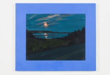 Adam Gunn Orange Moon, Over Caribou, 2023