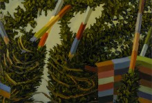 09-Judith Berry-Tree Heads and Coloured Wall